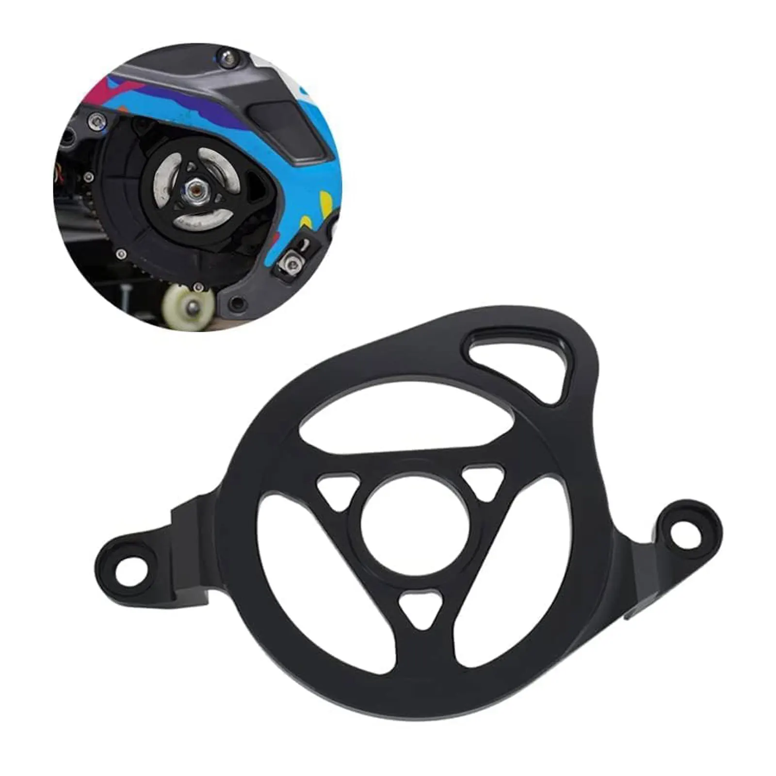 

Защитная крышка картера двигателя для Surron, защита шкива для мотоциклов Sur Ron Light Bee X и S/X160/X260/L1E - черная