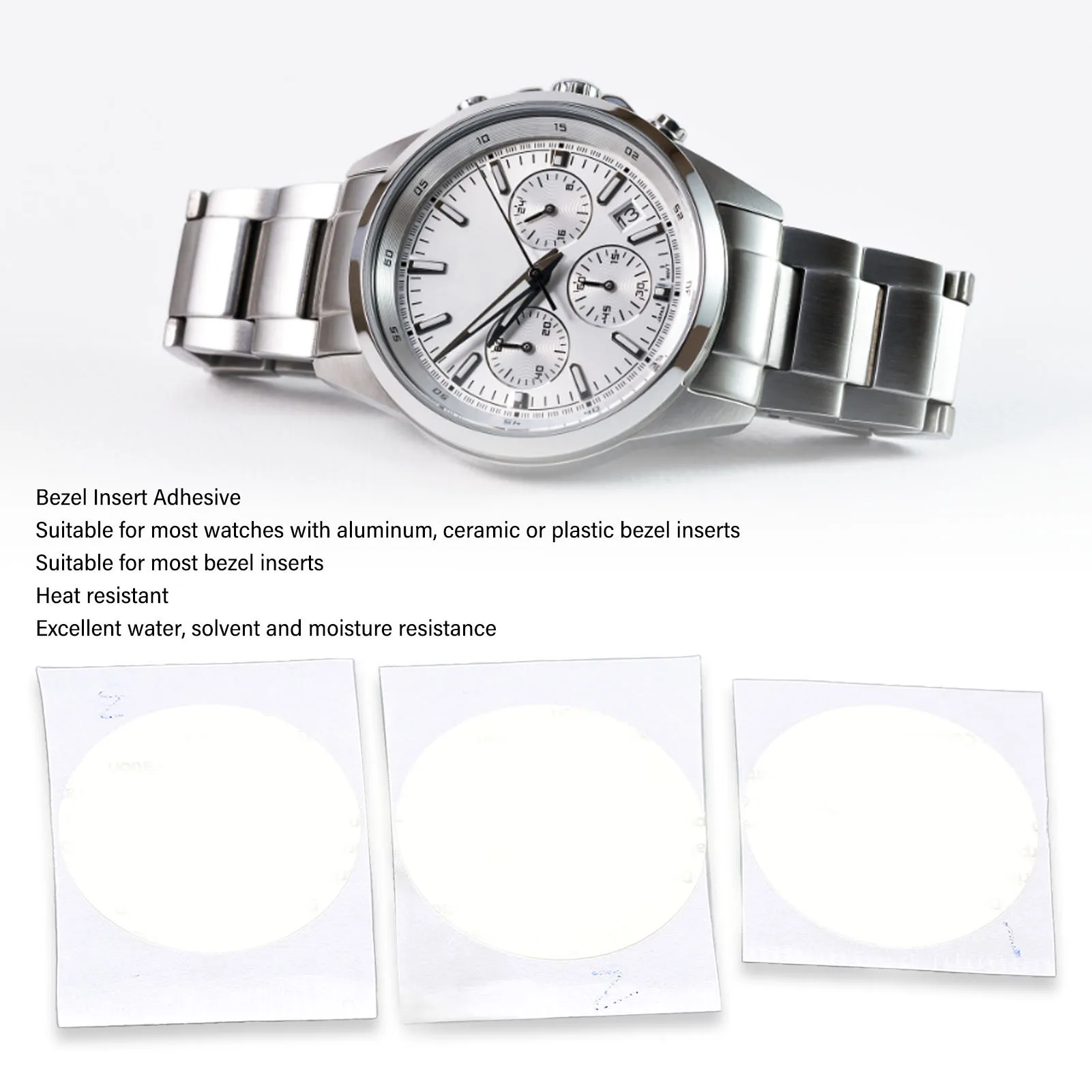 Bezel Insert Adhesive Sticker Watch Bezel  Adhesive Professional Ceramic Watch Bezel Insert Double Sided Adhesive Tape