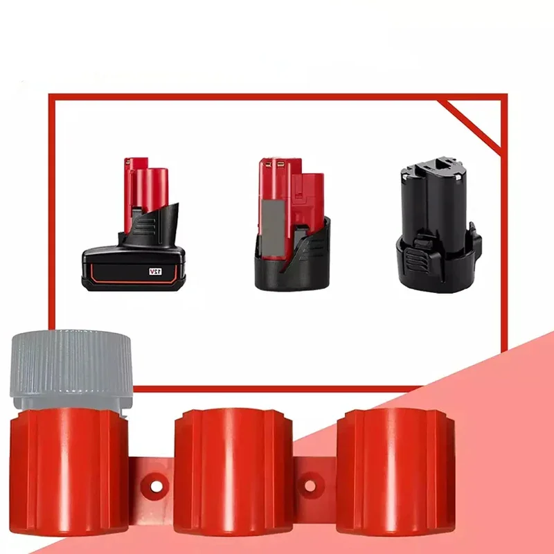 แบตเตอรี่ติดผนังแบตเตอรี่ Makita แร็คทนทานแบตเตอรี่แขวนสำหรับ Milwaukee/Bosch 10.8/12V ที่ยึดเครื่องมือ mount Dock