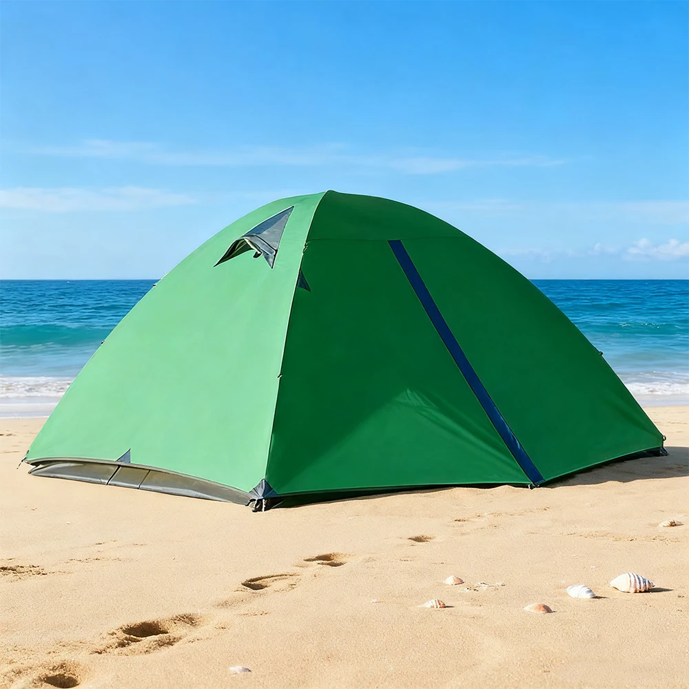 

STLF Lightweight Mountain Tent High-Altitude Camping Shelter Storm-Resistant Nylon Double-Layer Tent Two-Person Camping Tent