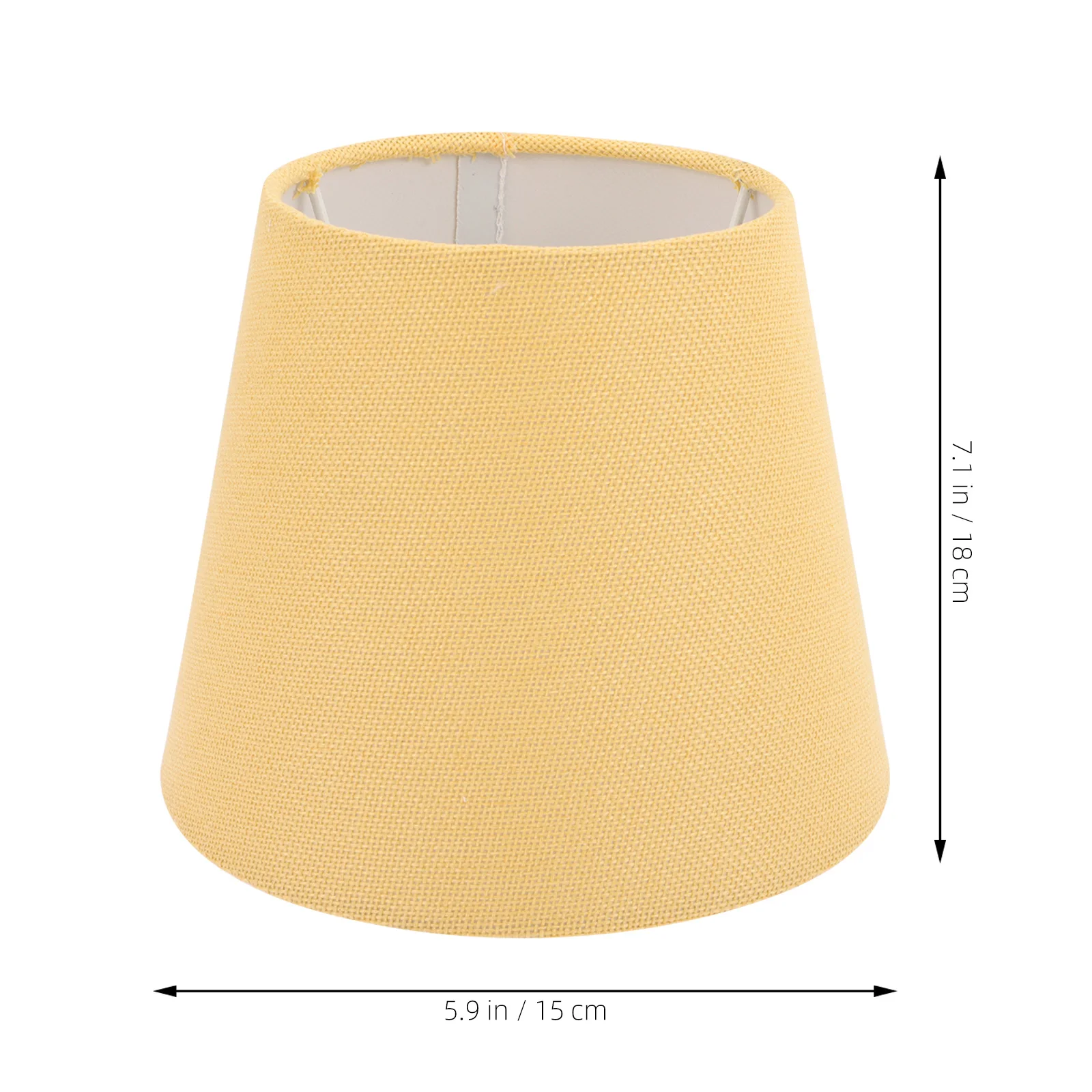 Vintage Style Cloth Drum Lamp Shade For Table Desk Lamp E14 Base Durable Iron Frame Home Hotel Bedroom Light Cover Sturdy Design
