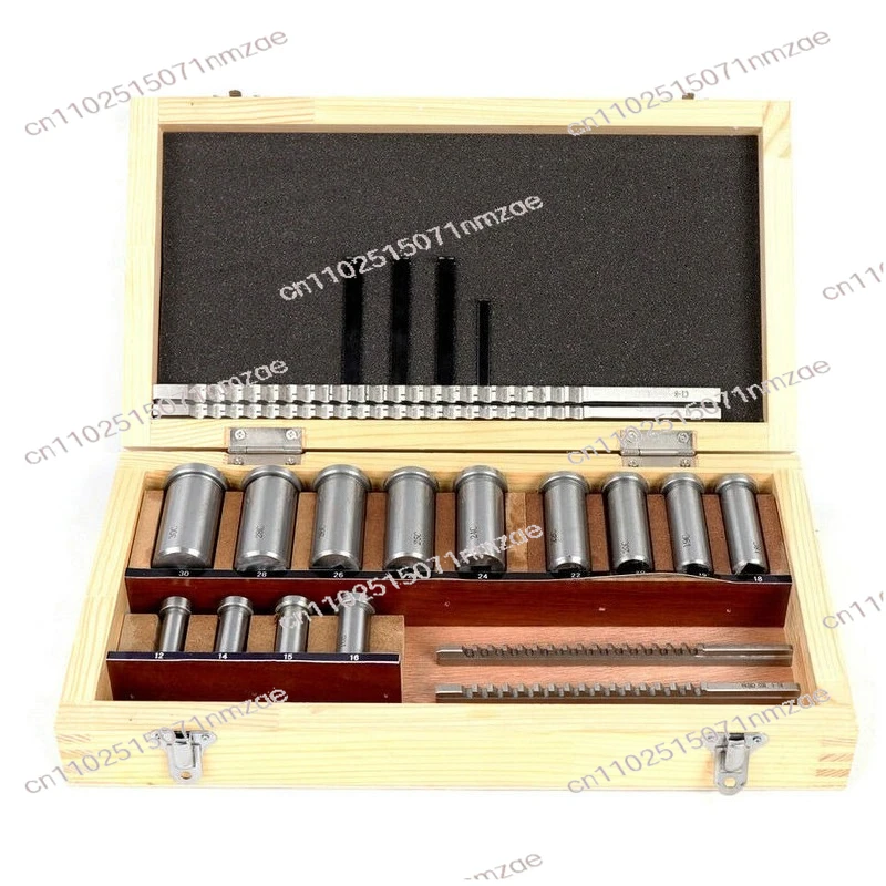 

22-компонентная метрическая протяжка и набор прокладок для шпоночного паза, нестандартная протяжка для шлицевых прокладок, станок, резак для обработки