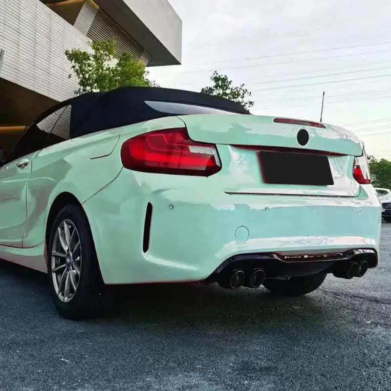 طقم هيكل السيارة لـ BM-W F22 F23 2 Series 2014 2015 2016 2017 2018 2019 ترقية M2 CS نمط المصد الأمامي والخلفي التنانير الجانبية