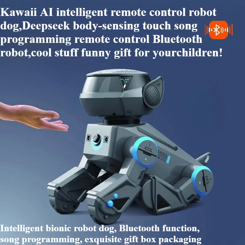 أشياء رائعة لعبة سيارة مضحكة هدية-Kawaii AI ذكي Rc روبوت الكلب ، Deepseek بلوتوث Rc سيارات ، لعبة سيارة التحكم عن بعد ، لعب للأطفال #1