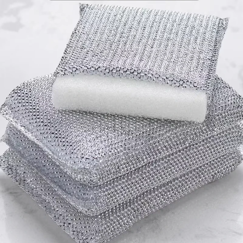 Küche Geschirr Schwamm 4/8PCS Tut Nicht Verletzt Topf Pinsel Topf Artefakt Haushalt Kratzfreies Reinigung Schwamm Wischen – Detail 2
