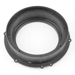 2PCs 6.5'' Front Door Stereo Speaker Mat for Vw Magotan Skoda Passat Adapter Plates Bracket Ring Mat Black nylon