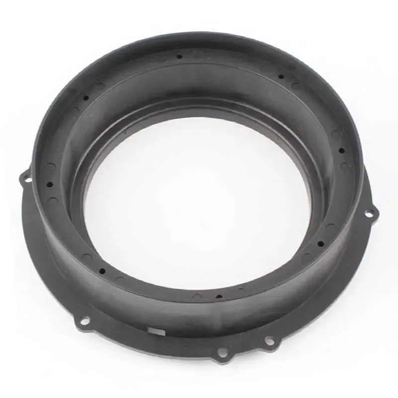 2 sztuk 6.5 ''frontowe drzwi głośnik Stereo Mat dla Vw Magotan Skoda Passat Adapter płyty pierścieniowy uchwyt Mat czarny nylon