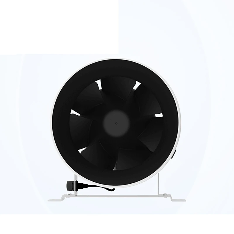 8 Inch 6 Inch Aluminium Ventilation Fan White B Exhaust Fan Air Pipe Extractor Attic Fan With Speed Control