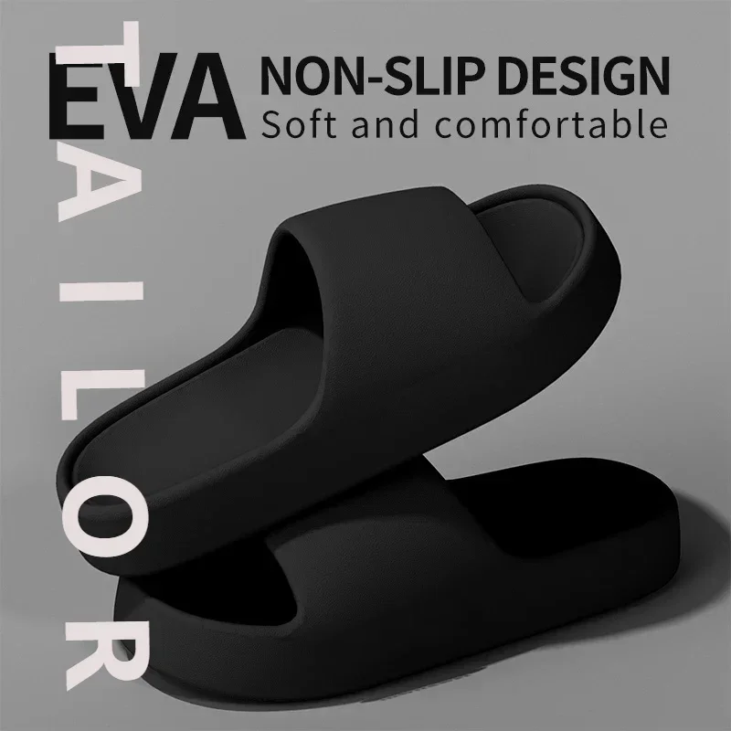 

Мужские тапочки для летней уличной одежды, домашний душ для ванной на толстой подошве, противоскользящие и крутые мужские тапочки
