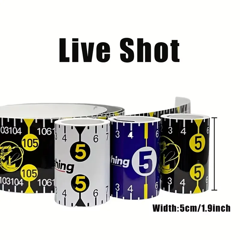 ملصق مسطرة السمك المقاوم للماء مقاس 130 سم: قياس سريع للأسماك، يناسب القوارب، وصناديق المعالجة، وقضبان الصيد والمزيد من معدات الصيد. #4