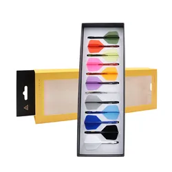 CUESOUL ROST 77 Integrated Dart Shaft and Flight,Big Wing Shape,Colour Collection,Pack of 12 pcs