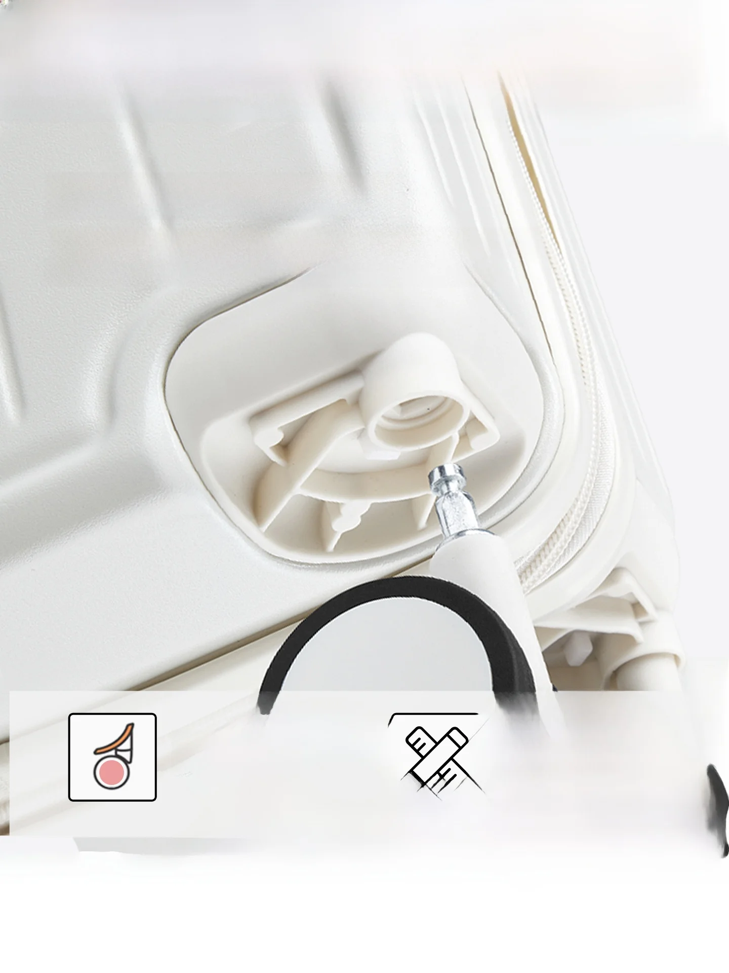 4 Polegada mala de mão feminina primavera outono leve pullman saco de viagem universal faionable com lo e rodas