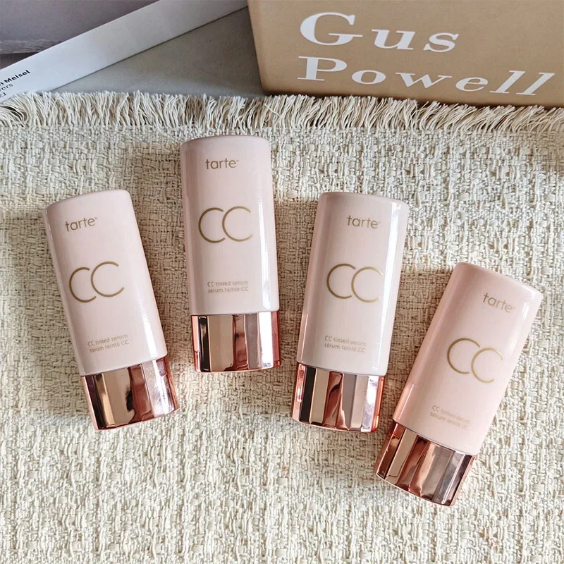 Tarte CC Tinted Serum Color Correcting Tinted Serum Self Adapt Skin Tone No Caking Natural Nude Lightweight Coverage Foundation