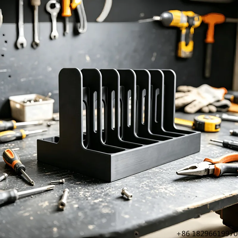 Cross-border Best-selling Multi-slot Black Pliers Organizer Desktop Hand Tool Holder Tray