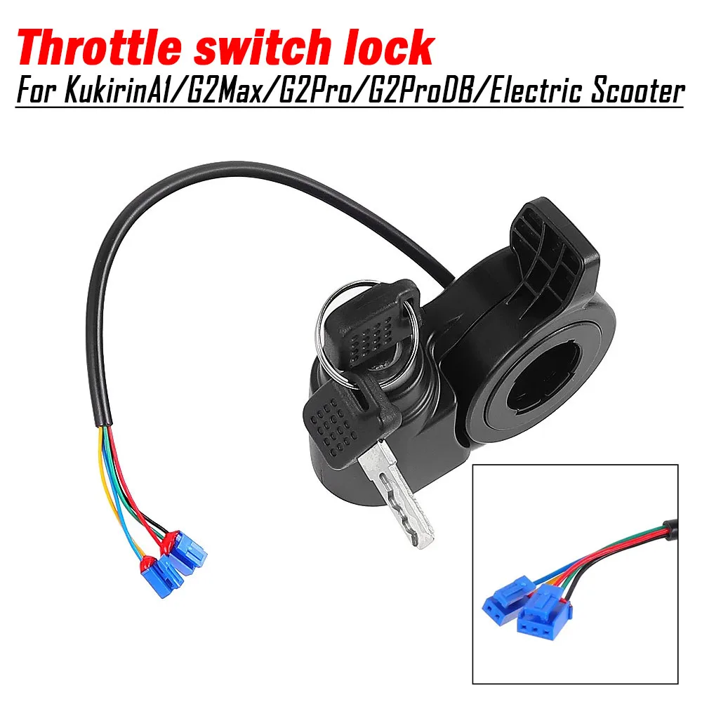 

Finger Acceleration Button Switch Ignition Key Lock for KuKirin A1/G2 Max/G2 Pro Electric Scooter Replacement Accessories Parts
