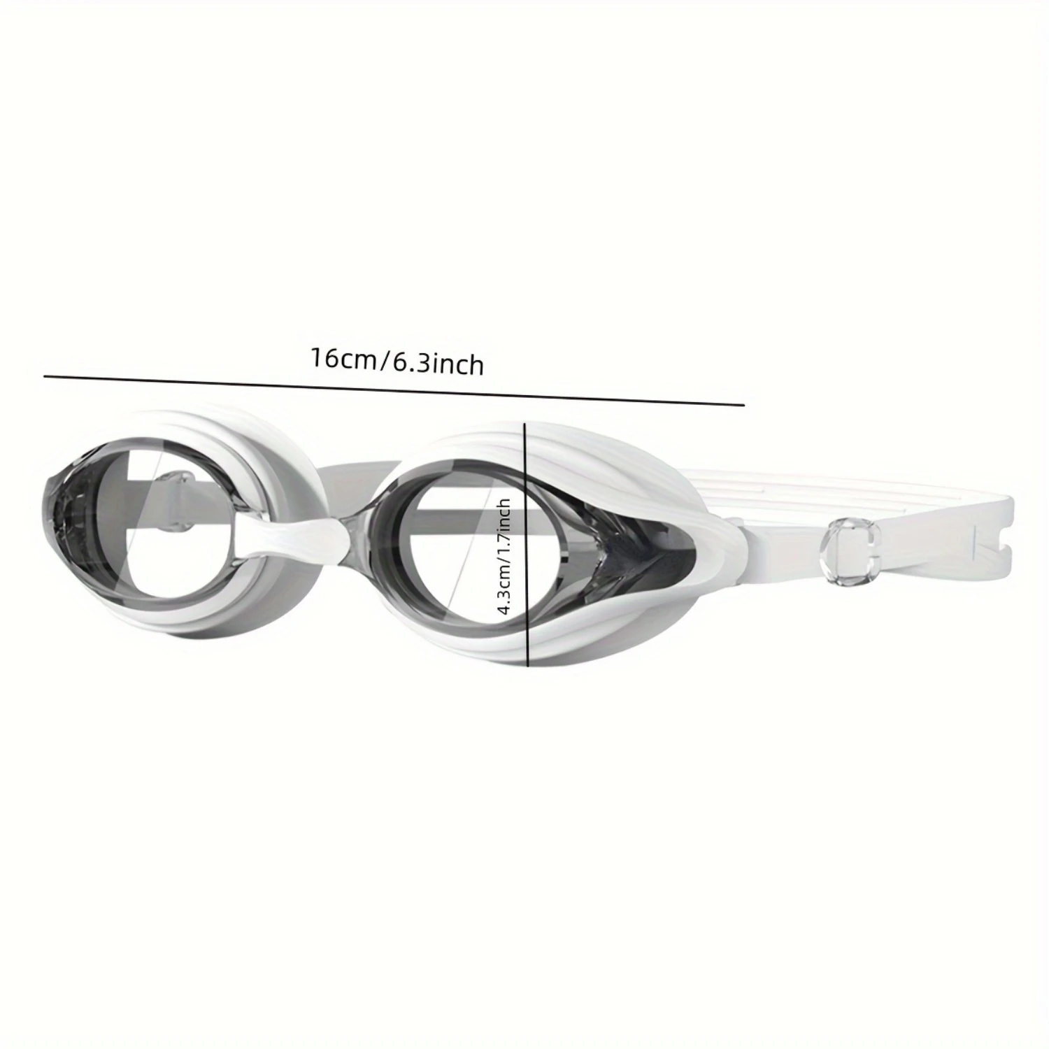 Performance Swim Goggles - Crystal Clear Vision & Secure Fit - Anti-Fog, UV Protection - Competitive & Recreational Swimming