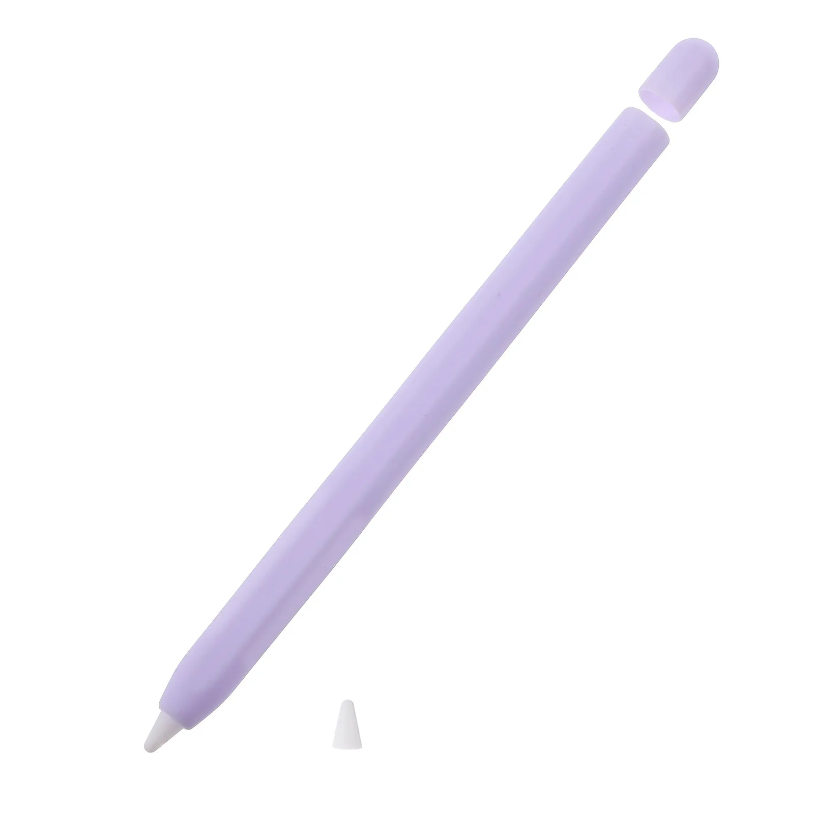 Silicone Pencil Caps Cover For Study Desk Accessories Student Premium Stylus Protective Sleeve Carrot Shape Non