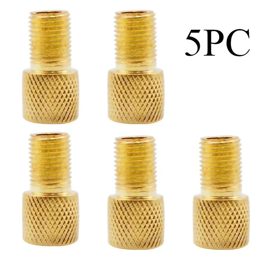 5/10 Pcs Bike Valve Adapter Presta To Schrader Tire Tube Transfer Valve Converter French Valve Adapter MTB Bicycle Accessories