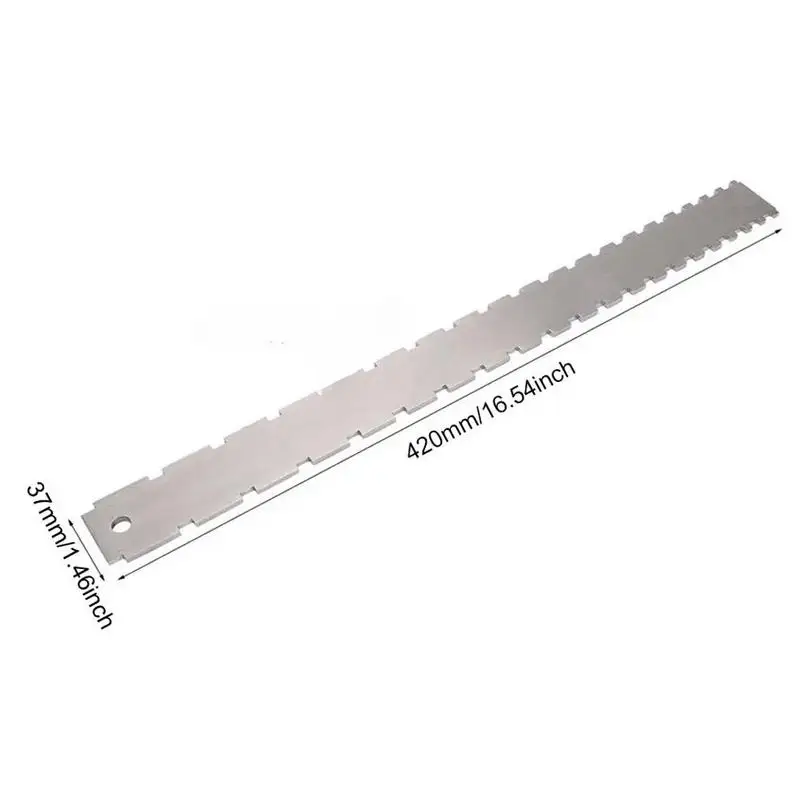 1Pc Stainless Steel Guitar Neck Straight Edge Fret Leveling Ruler Luthier Tool for Guitar Body