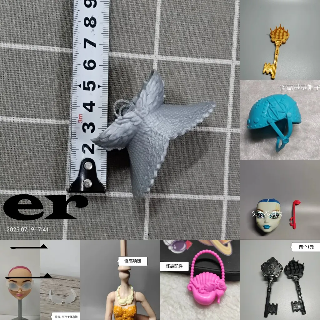 2001 Boneca de Acessórios para Meninas, Adereço de Cabeça Monstros High School, 30cm, Presente Barbie para Menina, 1/6, Bolsa, Chapéu, Dongcheng Er Duokuanxuanze B