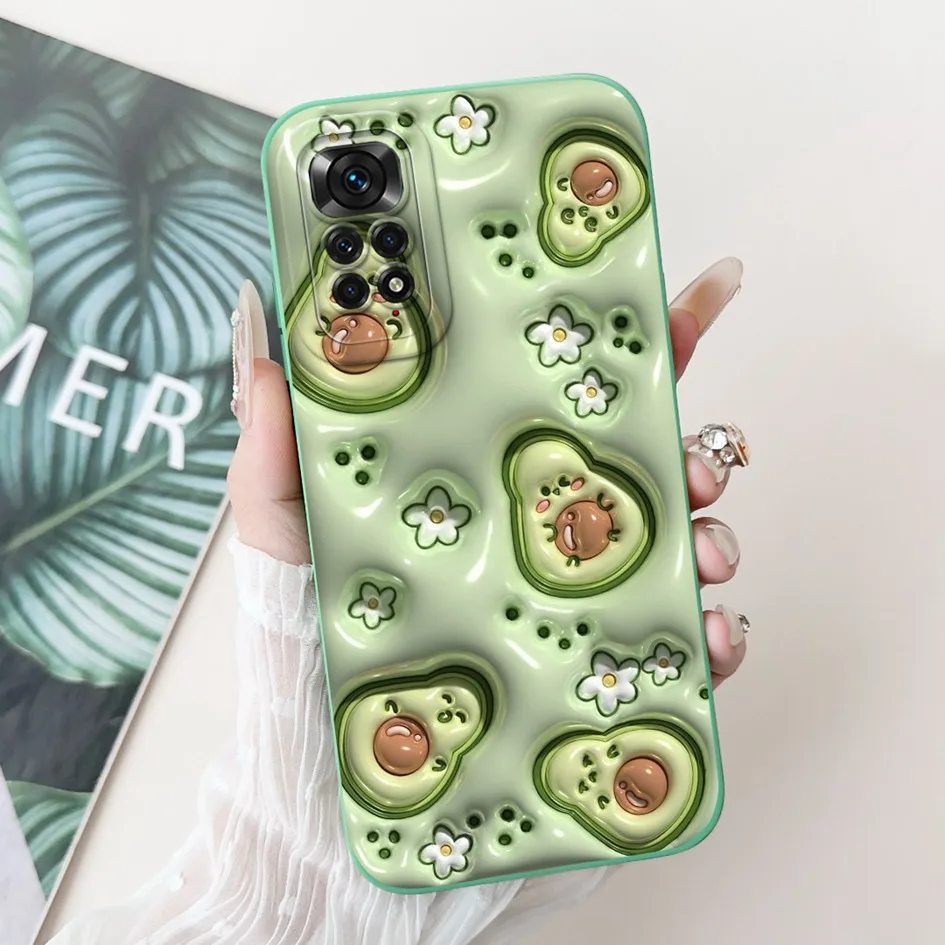 For Redmi Note 11 Case Note 11s 4G Soft Silicone TPU Cute Cover For Xiaomi Redmi Note 11 Pro 5G Phone Case on Redmi Note11s Capa