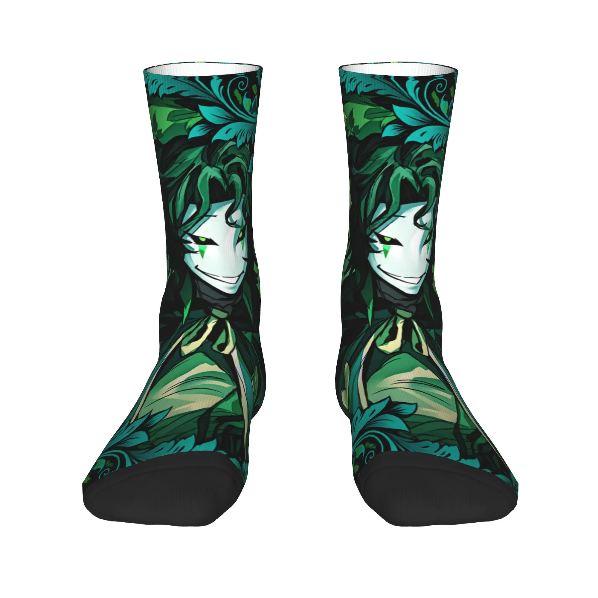 Freak Circus Green Mage Socks Winter  Stockings Gothic Couple Comfortable Socks Printed Running Sports Anti Skid Socks
