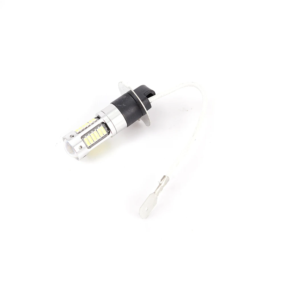 2pcs H3 LED Bright Car Fog Light Bulb 1000LM White 6000K 360 Degree Beam Car Headlight for drl 12V Bulbs Conversion Kit.