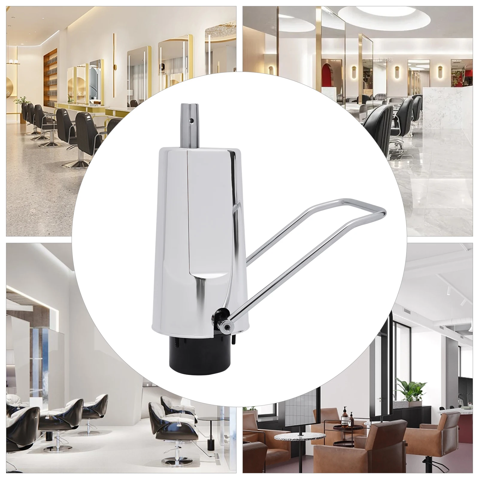 Chair Hydraulic Lift Pump Simple Cleaning Ergonomic Design Convenient Tools for Bases In Bars and Beauty Salon