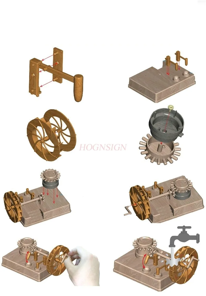 DIY hydraulic vehicle experiment elementary school students physics mechanics technology handmade toy model