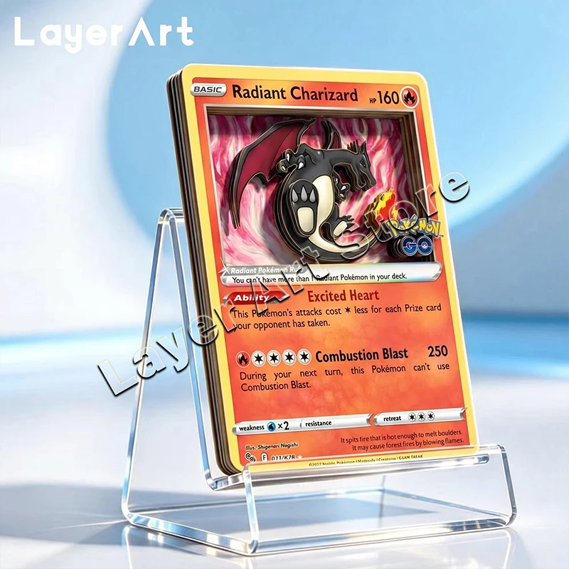 cartes-pokemon-3d-superposees-cartes-charizard-rayonnantes-cartes-de-collection-effet-3d-multicouche-jouets-faits-a-la-main-bricolage