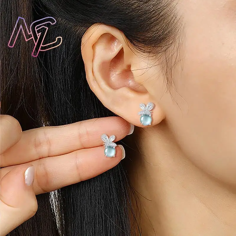 ميانمار الجاديت فراشة أقراط خمر تميمة منحوتة الأحجار الكريمة سحر مجوهرات الأذن مربط الطبيعية البورمية اليشم محظوظ #5