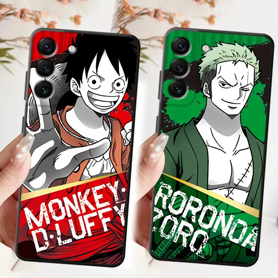 أسود لينة غطاء الهاتف حقيبة لهاتف سامسونج غالاكسي A23 A53 A32 A36 A35 A26 A72 A22 A52 A24 A55 A41 A25 A71 A51 A73 أنيمي قطعة واحدة