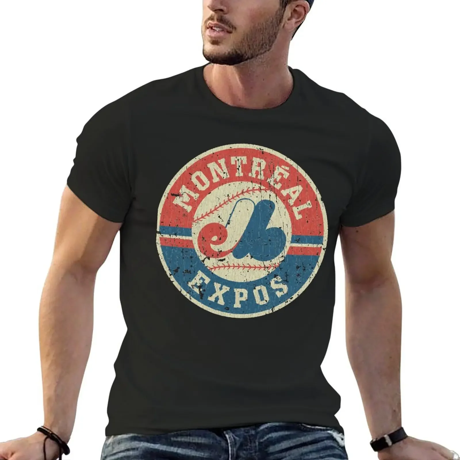 Montreal Expos 1969 Active T-Shirt anime tshirt oversized cute tops custom t shirt mens graphic t-shirts anime