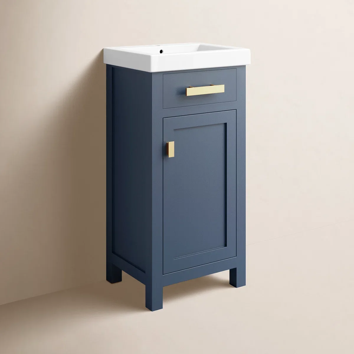 !@Combohome MDF Solid Wood Cabinet Bathroom Vanity with Under Mounted Sink