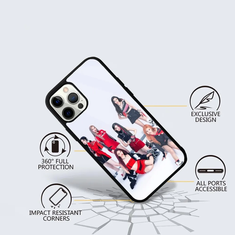 babyS Kpop M-monster Phone Case For iPhone 15,14,13,12,11,Plus,Pro,Max Mini Magsafe Magnetic Wireless Charging