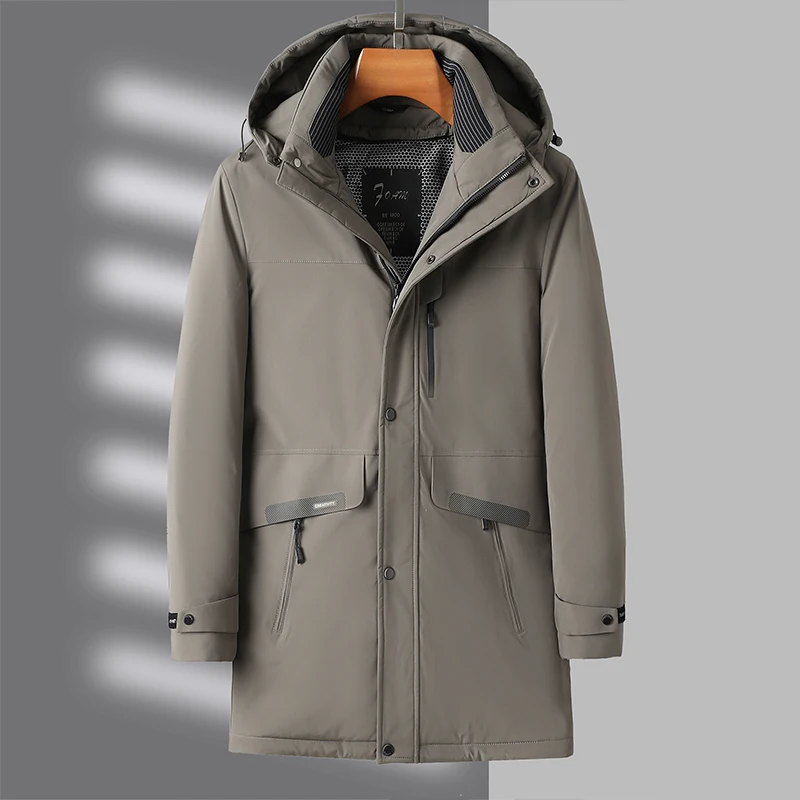 2026 Winter Fashion Casual Thick Mid-Length Men's Down Jacket