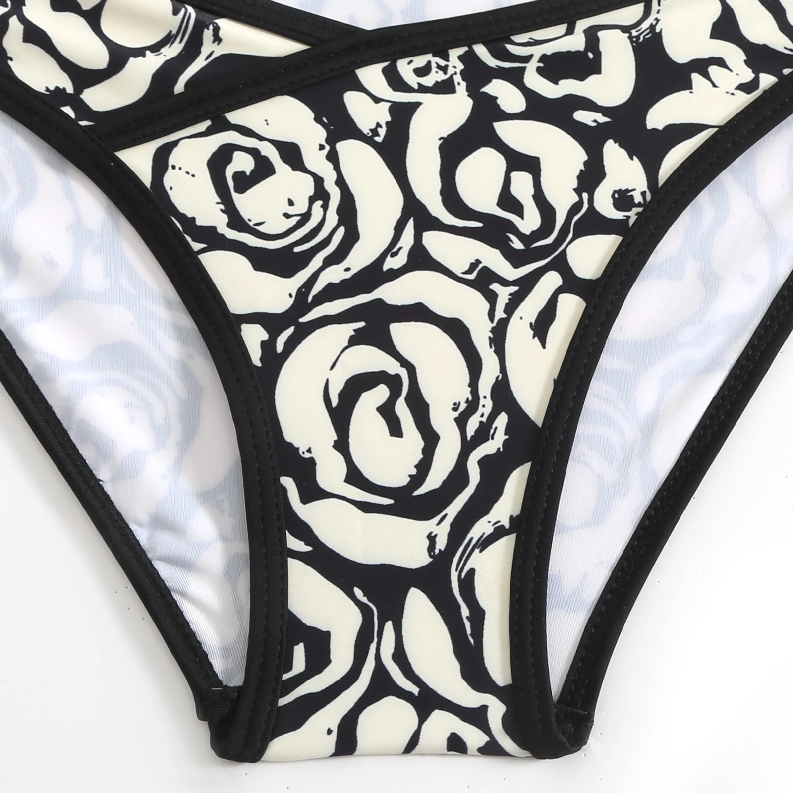 Two-Piece Bikini Sexy Push Up Swimsuit Backless Beach Wear For Women Floral Print Swimwear Set Female Bikinis Summer