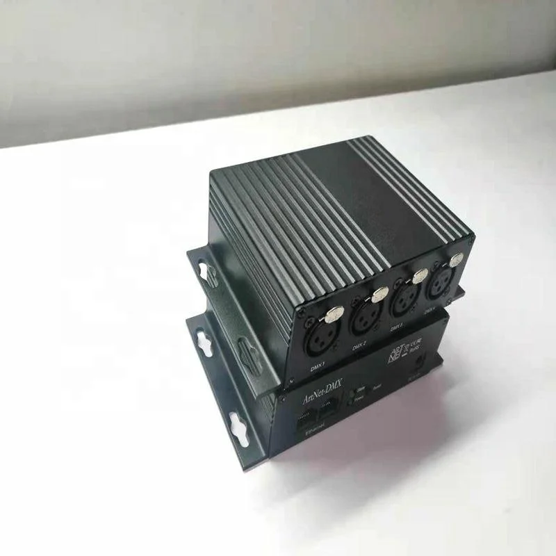 

Hot sell Artnet DMX LED Dimmer XLR Neutrik 4 Outputs for Stage Lighting