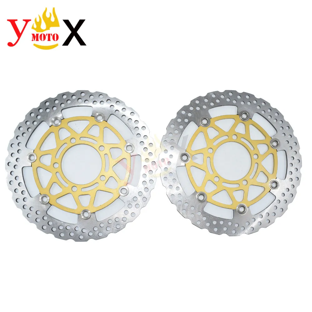 ZX-6R 05-12 Motorcycle Front Floating Brake Disc Disk Rotor For KAWASAKI ZX6R ZX 636 2005-08 ZX10R Z750 Z750R 11-12 Z1000 07-09