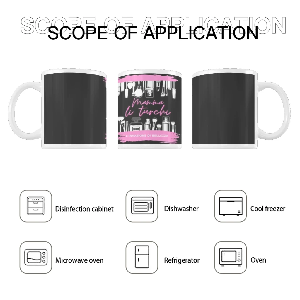 

makeup slogan Ceramics Coffee Mugs Tea Cup Milk Cups Gifts Drinkware Coffeeware