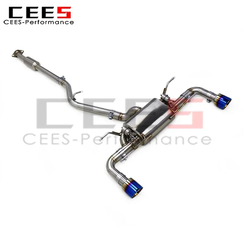 

CEES тюнинговый глушитель Catback для Toyota 86/FT86/GT86/GR86 2.0L 2012-2024, спортивная выхлопная система с клапаном из нержавеющей стали