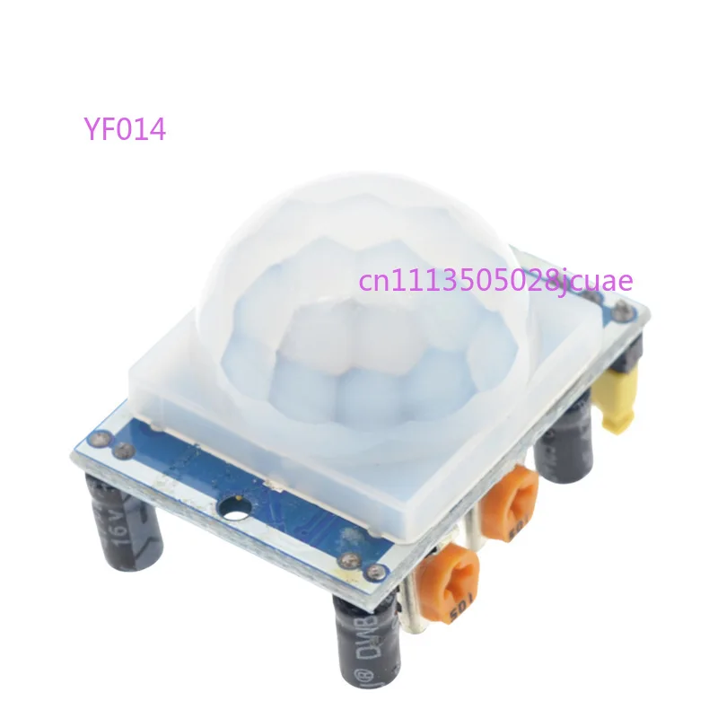 HC-SR501 Human body infrared sensing sensor module, including lens, import probe compatible, Raspberry Pi