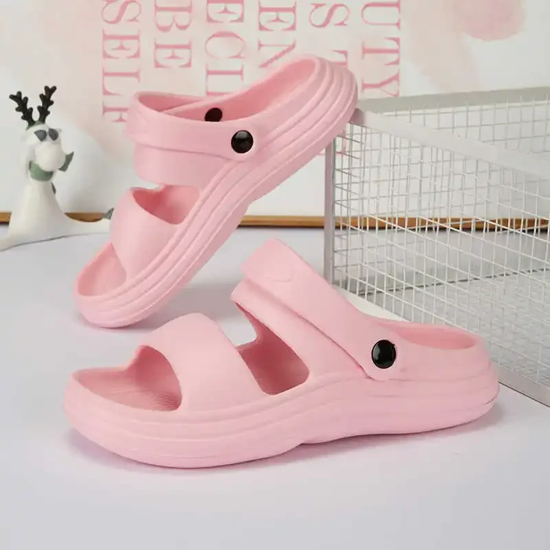 Autumn-spring With Strap Anti-slip Slipper Footwear Women's Sandal Shoes Sneakers Sport Loffers Cuddly Traning Krasovki