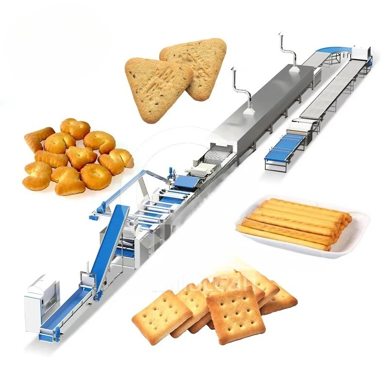 El galleta suave completa personalizable hace un comercio de línea de producción de galletas digestivas pequeñas