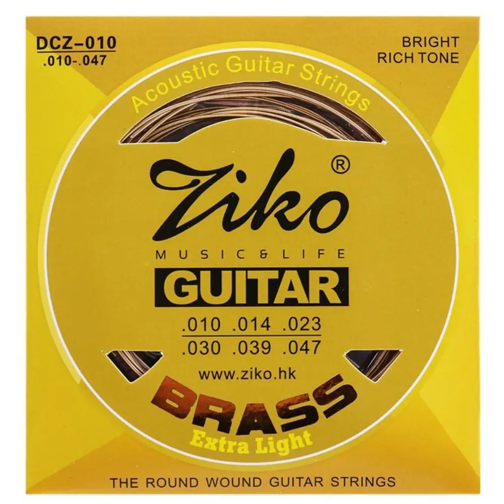 

DCZ DAG DP DUS DR Acoustic Guitar Strings 6 Strings Set Wire Folk Guitar String Brass Core Corrosion Resistant Guitar String
