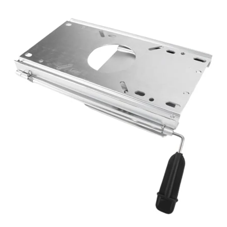 

Boat Seat Slider Aluminum Alloy Boat Seat Mount with Slide Universal Fit for Most Standard Pedestal Bases 5.3 x 5.3 inch Pre Dr