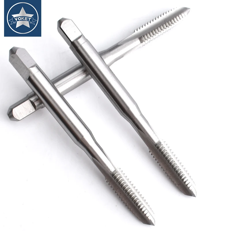 10PCS HSS-E Maschio a mano metrico M1 M1.2 M1.4 M1.6 M1.7 M2 M2.5 M2.6 M3 M3.5 M4 M5 M6 M7 M8 M10 M11 M12 M14 M16 Rubinetti con filettatura