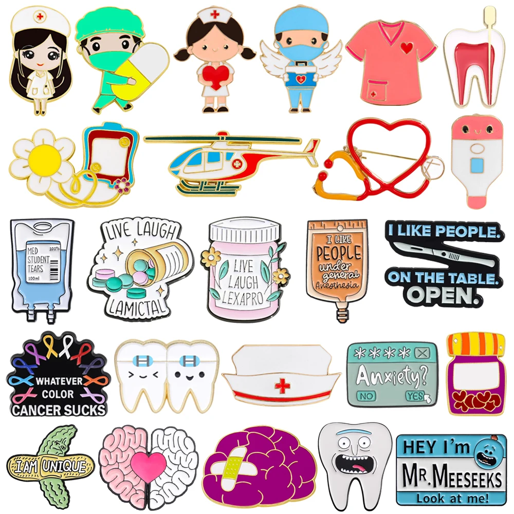 Medical Enamel Broo… - image