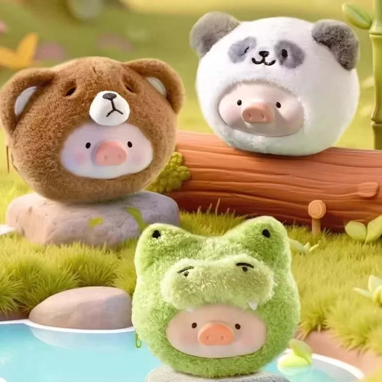

New Genuine Lulu Pig Animal Party Summer Forest Friends Club Earphone Bag Series Blind Box Toy Doll Pendant Practical Girl Gift