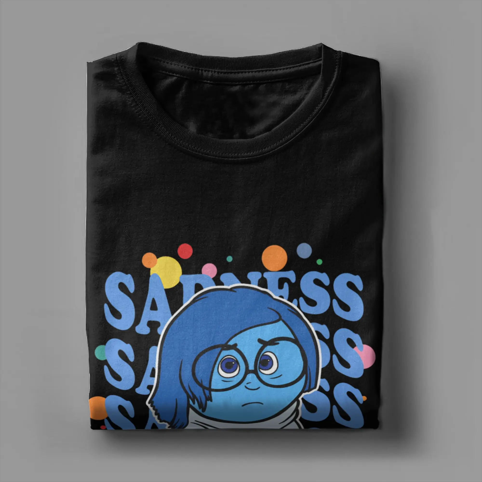 تي شيرت كلاسيكي الصيف داخل خارج 2 Sedness العصرية كول تي شيرت القطن تي شيرت للذكور Y2K متعة شعار مخصص قصيرة الأكمام #4